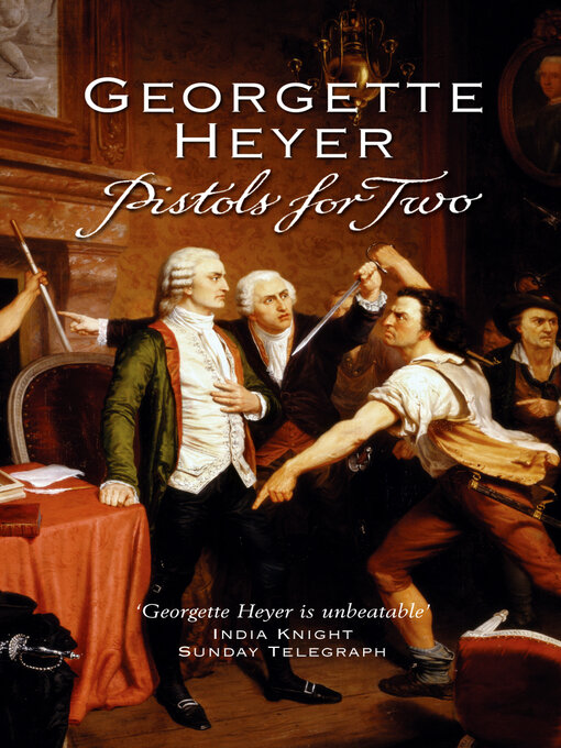 Title details for Pistols For Two by Georgette Heyer - Wait list